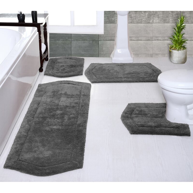 Winston Porter Morissette 4 Piece Bath Rug Set & Reviews Wayfair